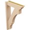 Ekena Millwork 5 1/2-in W x 20-in D x 32-in H Balboa Trad Rough Cedar Woodgrain TimberThane Outlooker, Primed Tan OUTUR055X20X32BOA04RCPR - alternate 2